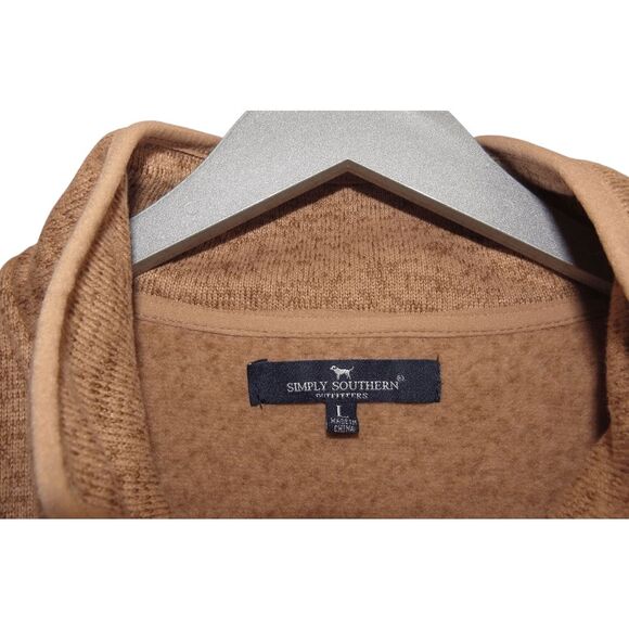 New Simply Southern Pullover Fleece Mens Sz L - Picture 5 of 7